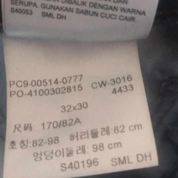 Levis 514  Men's Medium Blue Denim Jeans 32 X 30 - Picture 6 of 7